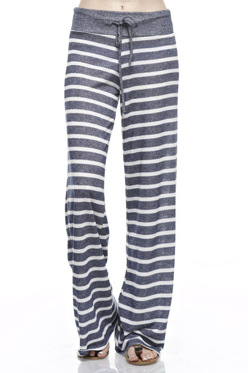 Charcoal Striped Pants