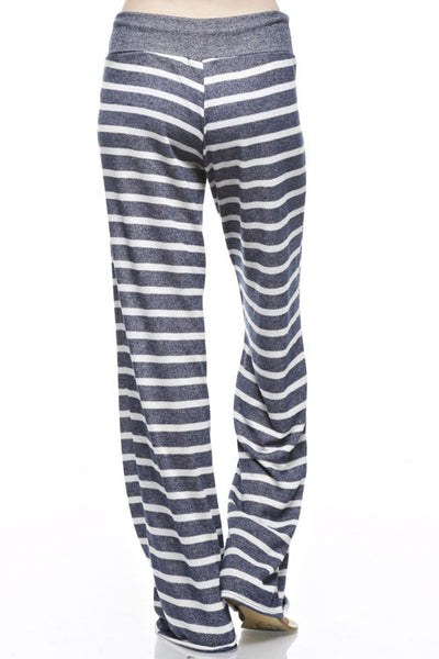 Charcoal Striped Pants