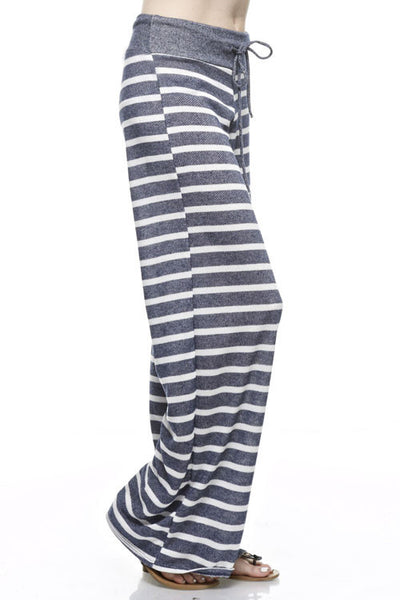 Charcoal Striped Pants