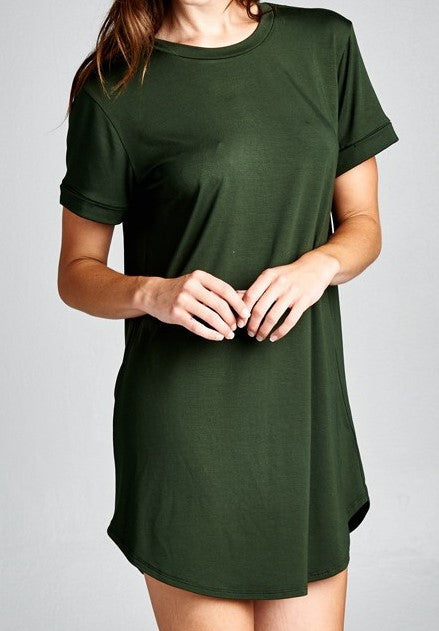 Olive Tunic Dress