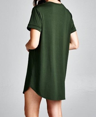 Olive Tunic Dress